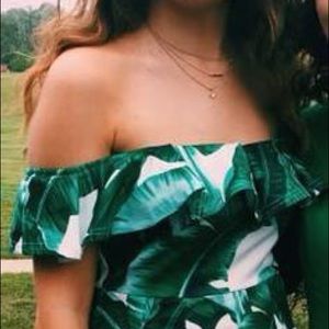 Palm Romper From Great Boutique